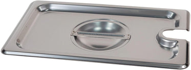 Steam Pan - SS 25GA - 1/4 - Cover Notched Steam Pan - SS 25GA - 1/4 - Cover Notched
