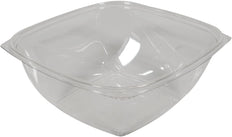 CLR - ParPak - Plastic Square Bowl - Medium - 48oz - 5E050A-PD-1-C CLR - ParPak - Plastic Square Bowl - Medium - 48oz - 5E050A-PD-1-C