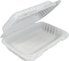 Eco-Craze - MFPP Clamshell Container - 9x6x2.6 - Double Lock - Vented - White