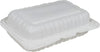 Eco-Craze - MFPP Clamshell Container - 9x6x2.6 - Double Lock - Vented - White