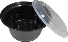 Rhino - Heavy 28oz Rectangular Combo Container - Black Rhino - Heavy 28oz Rectangular Combo Container - Black