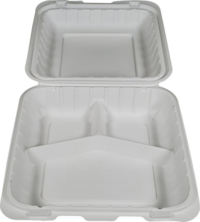 Eco-Craze MFPP Clamshell Container 8x8x2.6