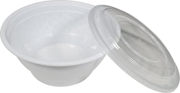 Value+ - 38oz Round Plastic Noodle Bowl - White - YN-38 Value+ - 38oz Round Plastic Noodle Bowl - White - YN-38