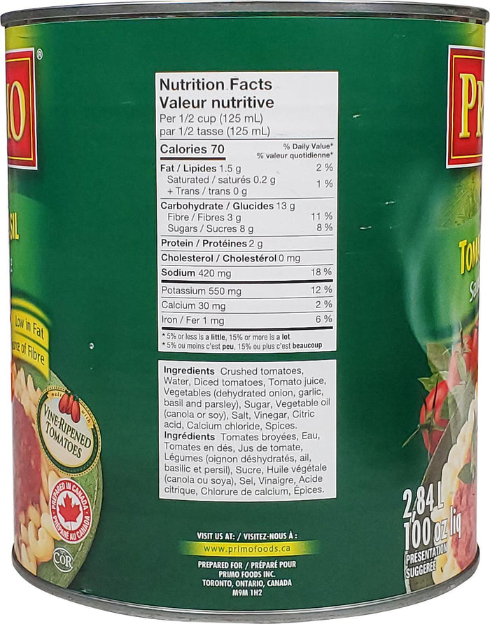 CLR - Primo - Romano Cheese & Pasta Sauce with Basil