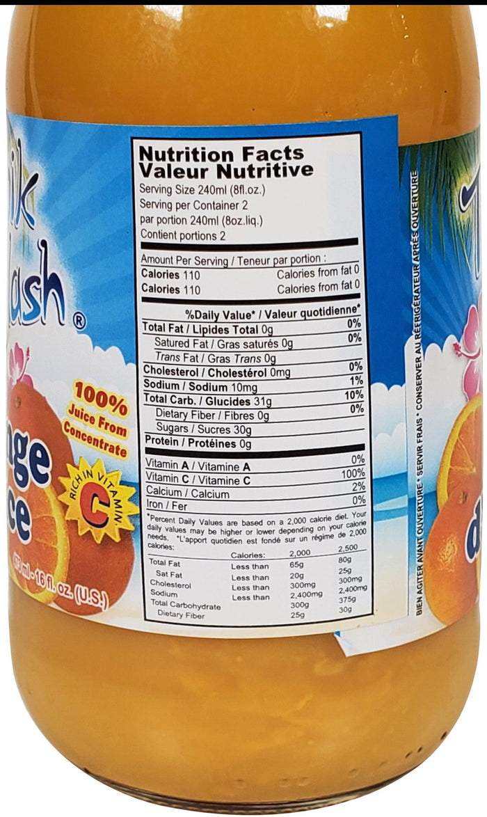 VSO - Tropik Splash - Juice - Orange - Bottles