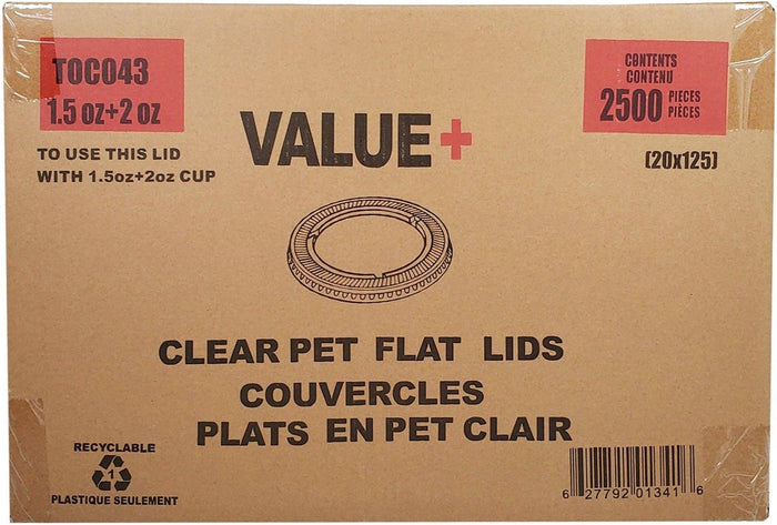 XC - Arrow - Lids for Portion Cups - 2oz