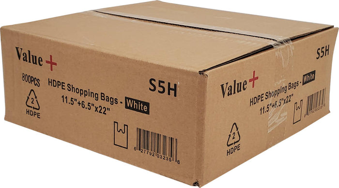 Value Plus - S5 High Density White Bags