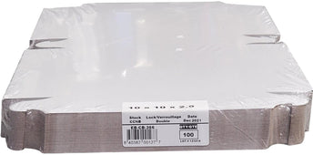 EB - White Cake Boxes - 10x10x2.5