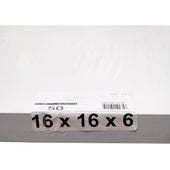 EB - White Cake Boxes - 16x16x6