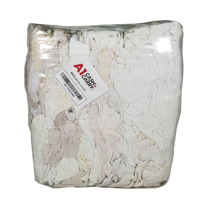 A1 Cash and Carry - Wiping Rags - White - WipeW