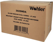 CLR - Wohler - Medium Sliver Entre Container W/Lid CLR - Wohler - Medium Sliver Entre Container W/Lid