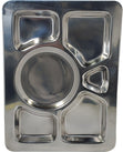 SS Meal Tray / Thali - 6 Compartment SS Meal Tray / Thali - 6 Compartment