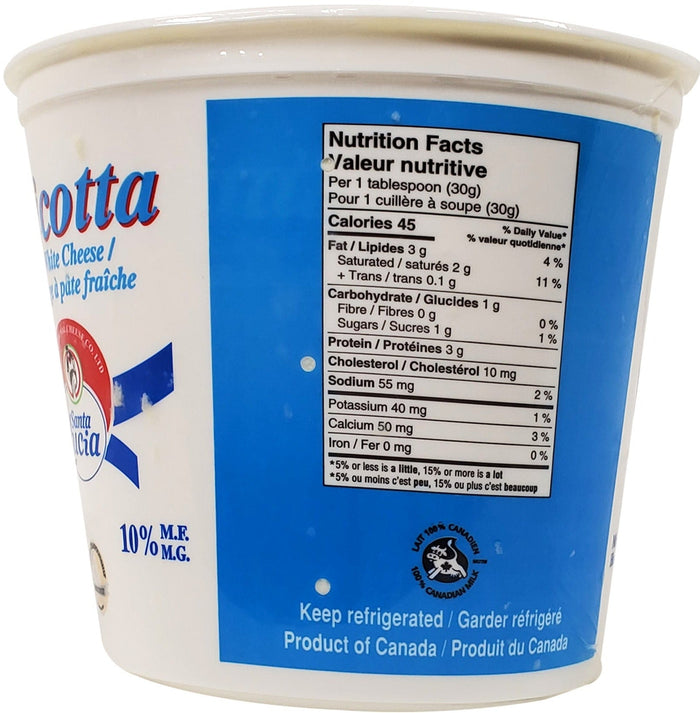Santa Lucia - Cheese - Ricotta - Vaccum Pack - DaicSLR