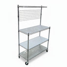 Chrome Wire Utility Cart - 18