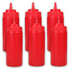 Pro-Kitchen - 24oz Squeeze Bottle - Standard - Red - QY411R