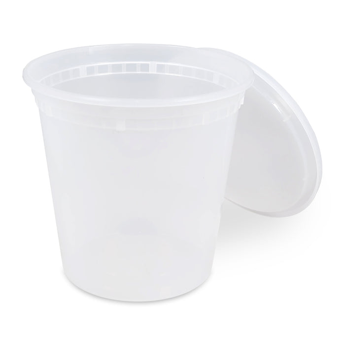 Value+ - 24oz Round Deli Container w/Lids