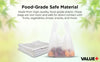 Value+ - S4 High Density White Shopping Bags