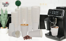 Morning Dew - 12 oz Hot Paper Cup - White - H12W