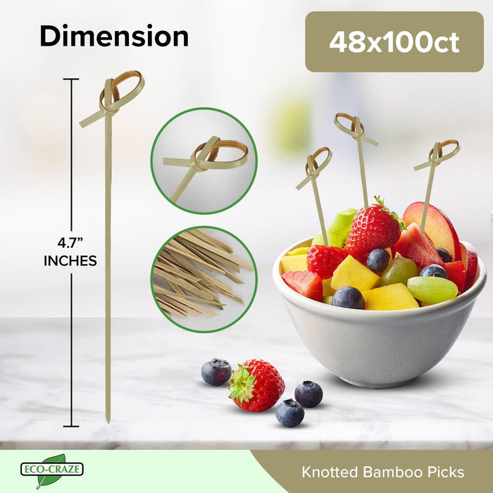 Eco-Craze - Bamboo Knot Pick - 4.7