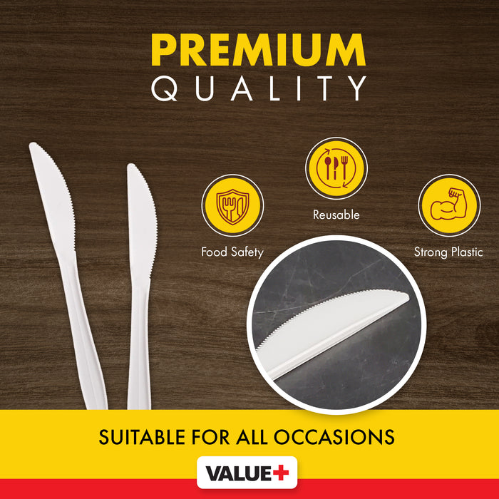 Value+ - Plastic Knife - Bulk - B1002