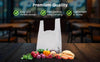 Value+ - S4 High Density White Shopping Bags