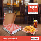 Value+ - Checkered Sheets - Red - 14