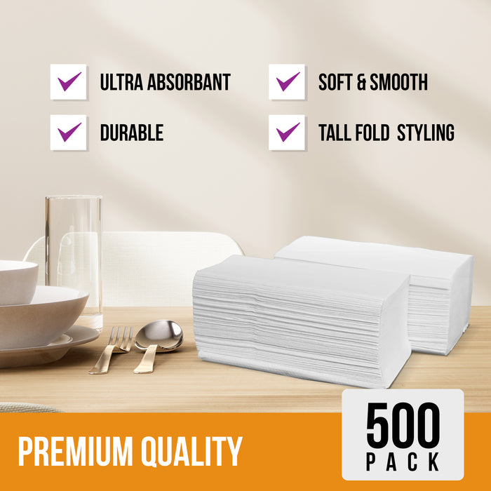 Mayfair - 1 Ply Junior Dispenser Napkins 1/6 Fold - White - JDN01