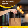 Prime Bags - Enzo - Self Adhesive Paper Bags with Twisted Handles - 13x7x17