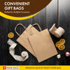 Prime Bags - Aydin - Paper Handle Bag - Self Adhesive - 8*4.5*10.5
