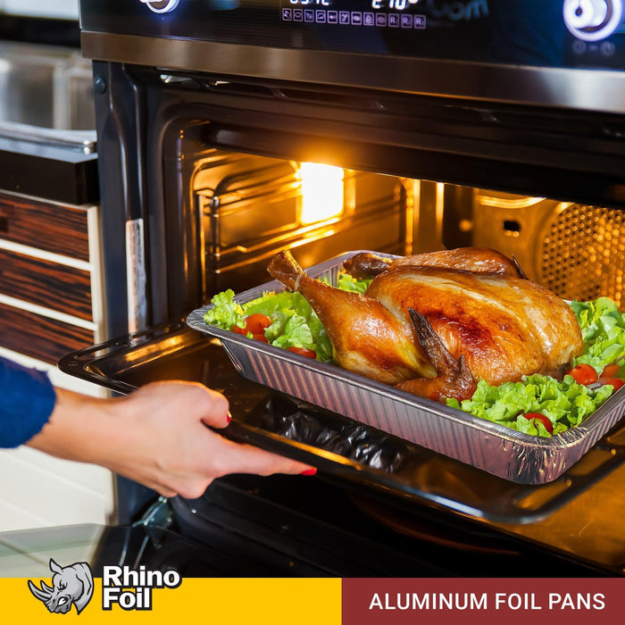 Rhino-Foil - Full Size Deep - Aluminium Steam Pan - HEAVY