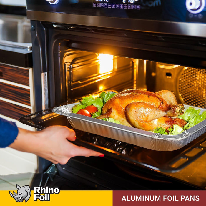 Rhino-Foil - Half Size Shallow - Aluminium Steam Pan