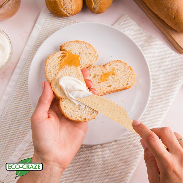 Eco-Craze - Wooden Knife - Individually Paper Wrapped