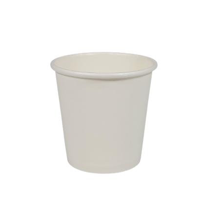 E2E Foodpack - 4oz Hot Paper Cups - White