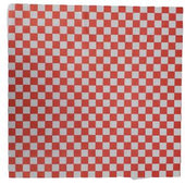 Checkered Sheets - Red - 12