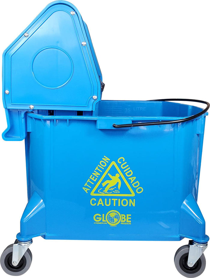 XC - Globe - 40 Qt. - Yellow Bucket Wringer - 3078Y/B