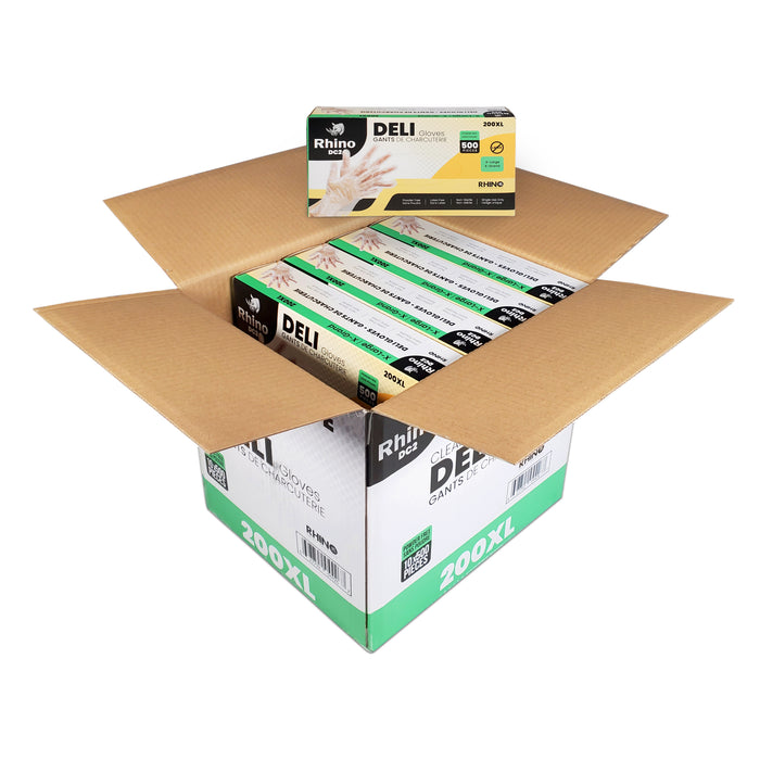 Rhino - DC2 - Clear Deli Gloves - Extra Large - 200XL