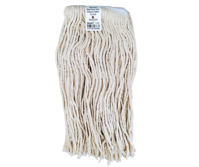 Spartano - 16oz Natural Cotton Cut-End Mop Head - 3093