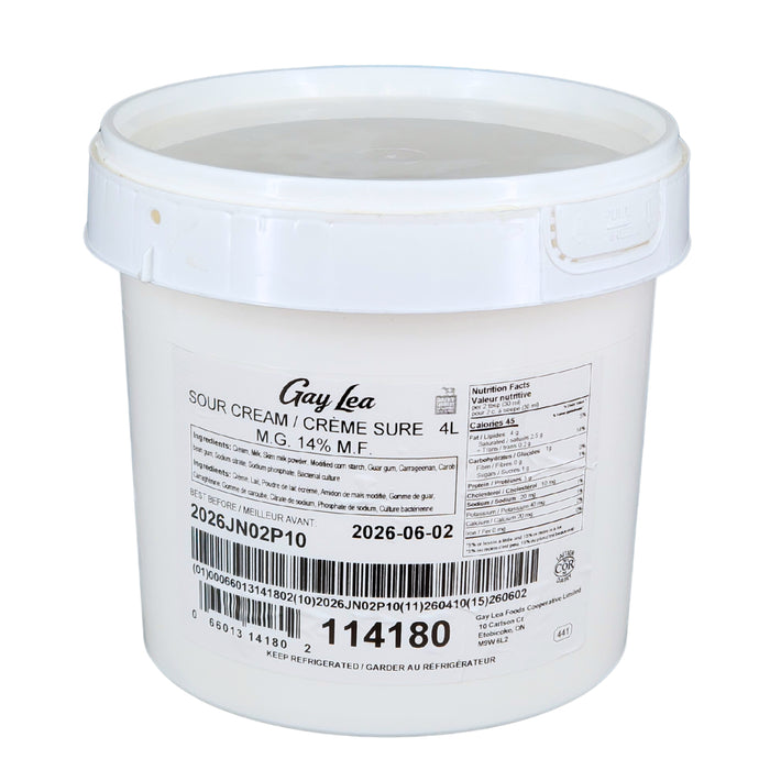 Gay Lea - 14% Sour Cream 4L - 114180