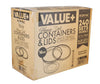 Value+ - 16oz Deli Container - Heavy - White - Retail Pack