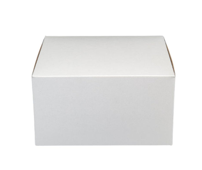 EB - White Cake Boxes - 6½x6½x3½