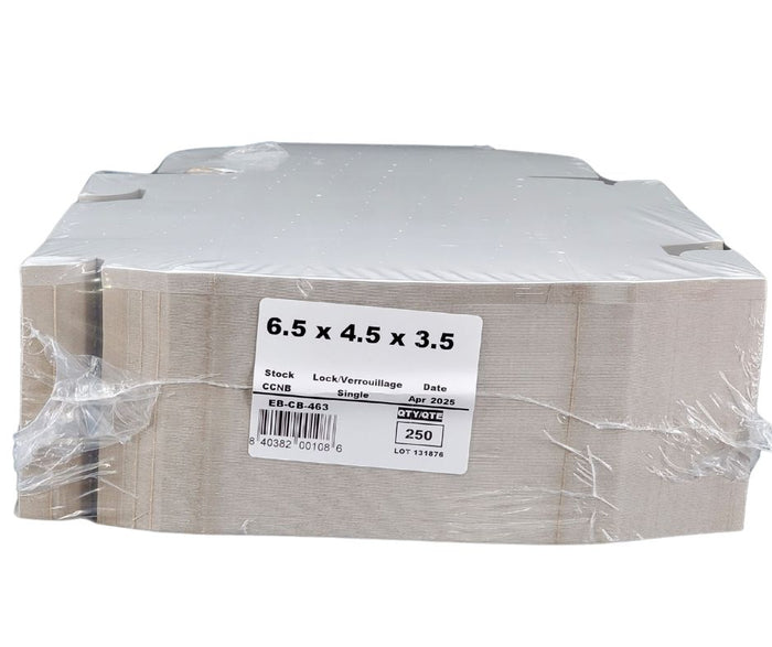 VSO - EB - White Cake Boxes - 6 ½x4½x3½