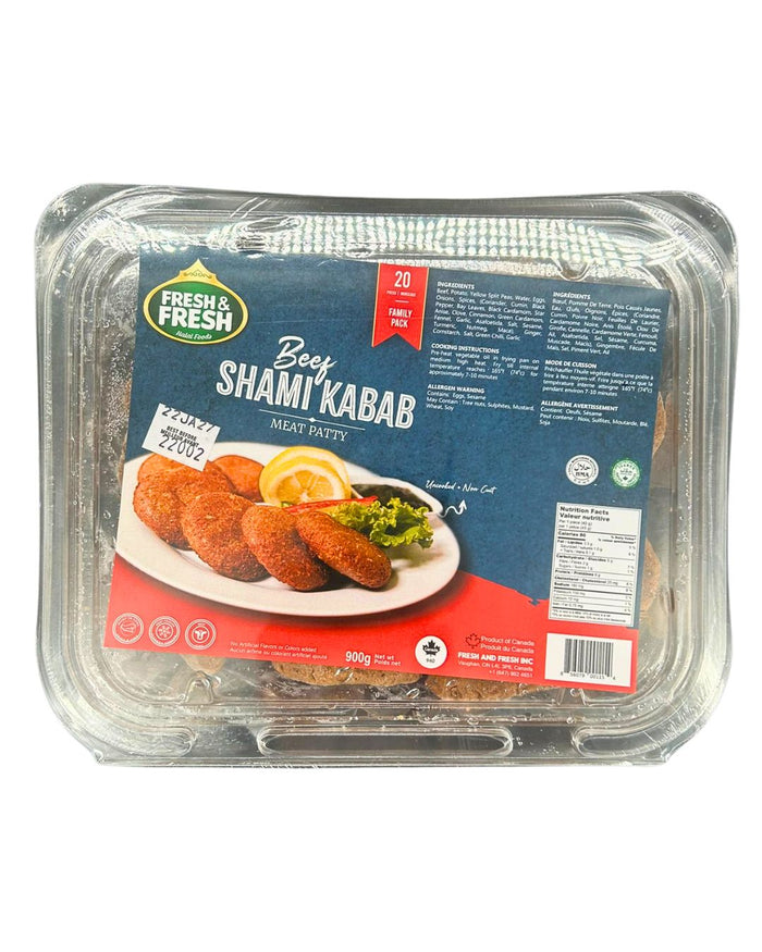 CLR - Frozen - Fresh & Fresh - Shami Beef Kebabs- Halal