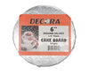 Decora - Cake Board - Round - Silver - 6x1/4