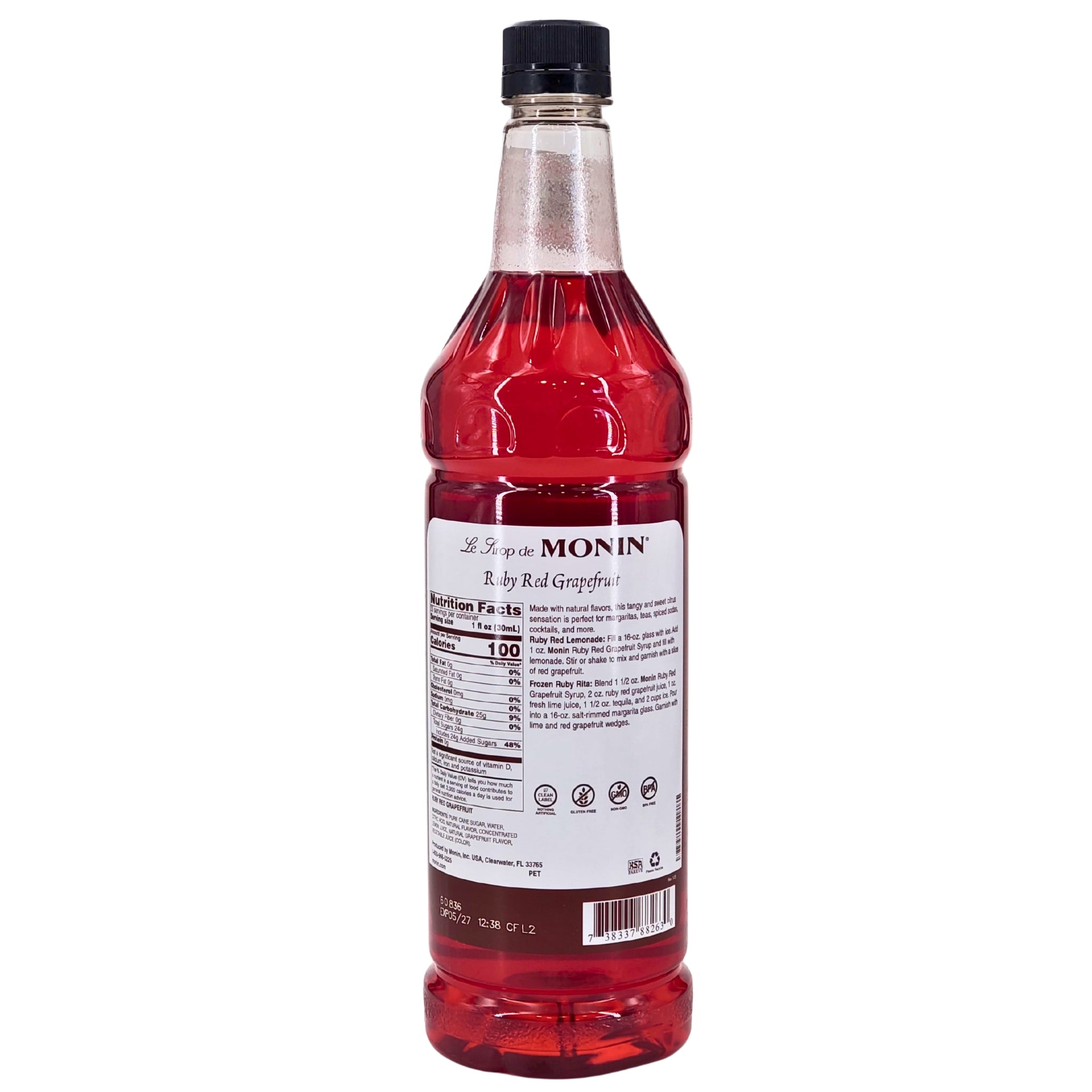 Monin - Ruby Red Grapefruit Syrup
