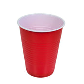 Table Accents - 16oz Party/Beer Cups - Red/White
