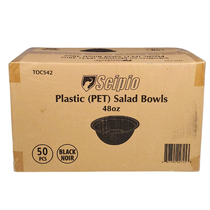 Value+ - 48oz Salad Bowl - PET - White