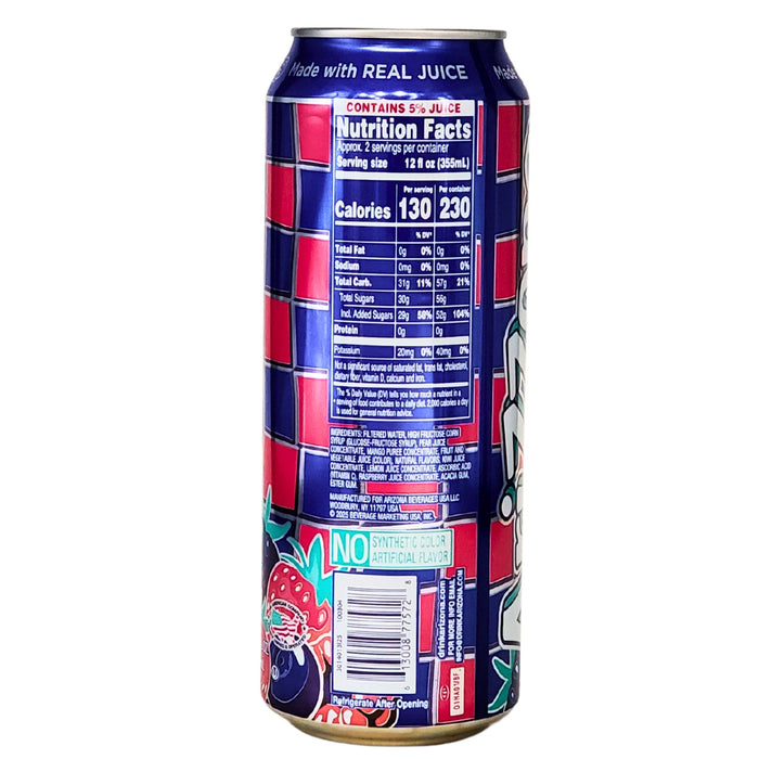 Arizona - Iced Tea - Rizzler Berry - Cans