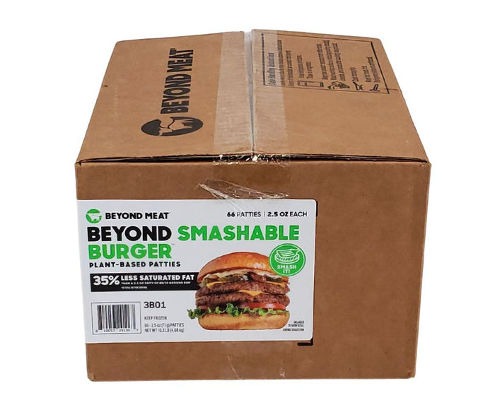 Beyond Meat - Plant Based - 2.5 oz Smashable Burgers - 66 Ct