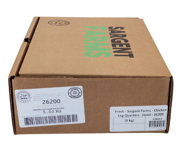 Fresh - Sargent Farms - Chicken Leg Quarters - Halal - 26200