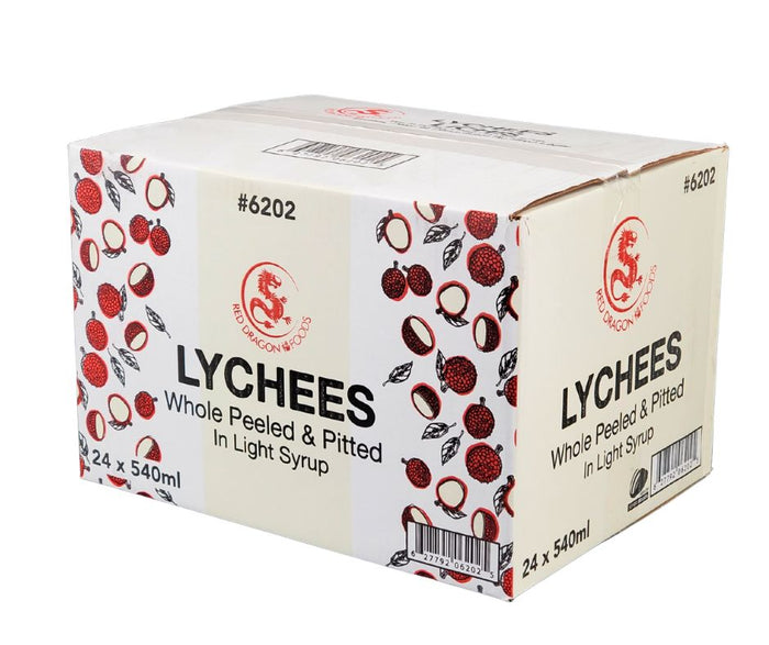 Red Dragon - Lychee whole peeled in light syrup